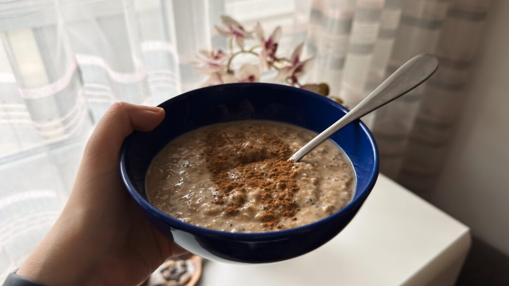 Proteinová ovesná kaše